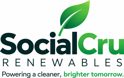 SocialCru Renewables — powering a cleaner, brighter tomorrow